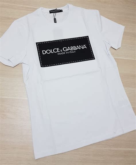 camiseta blanca dolce gabbana|Camisas Hombre .